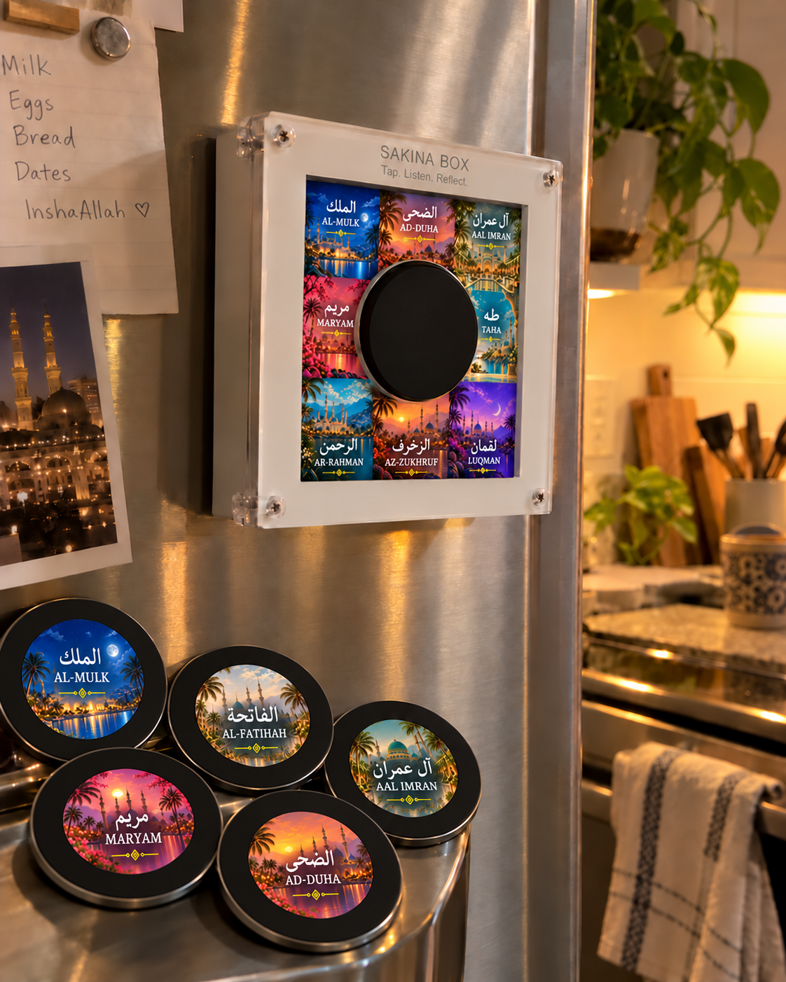 Sakina™ Quran Disc Player — Ayah Discs included