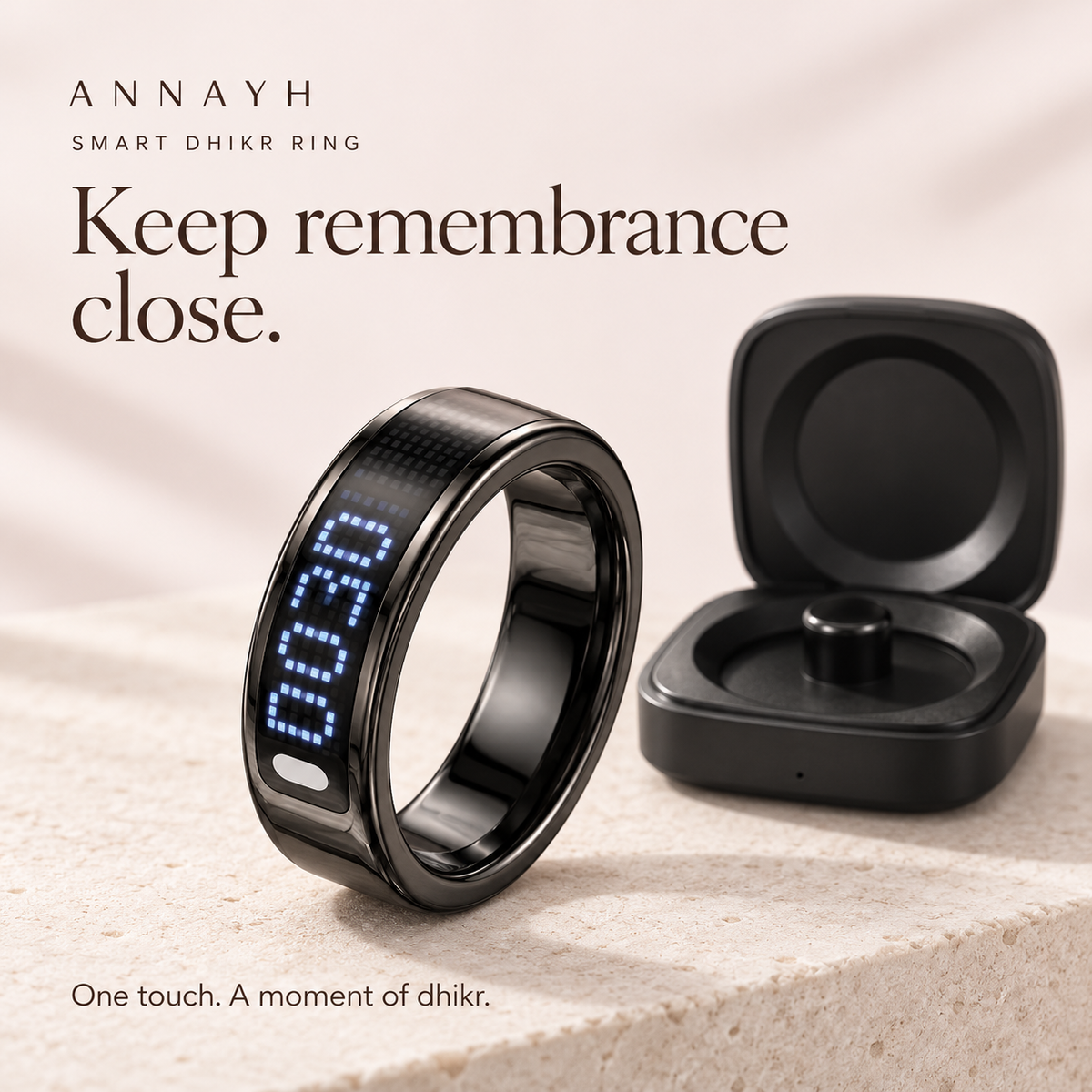 iTasbeeh™ Smart Dhikr Ring by Annayah