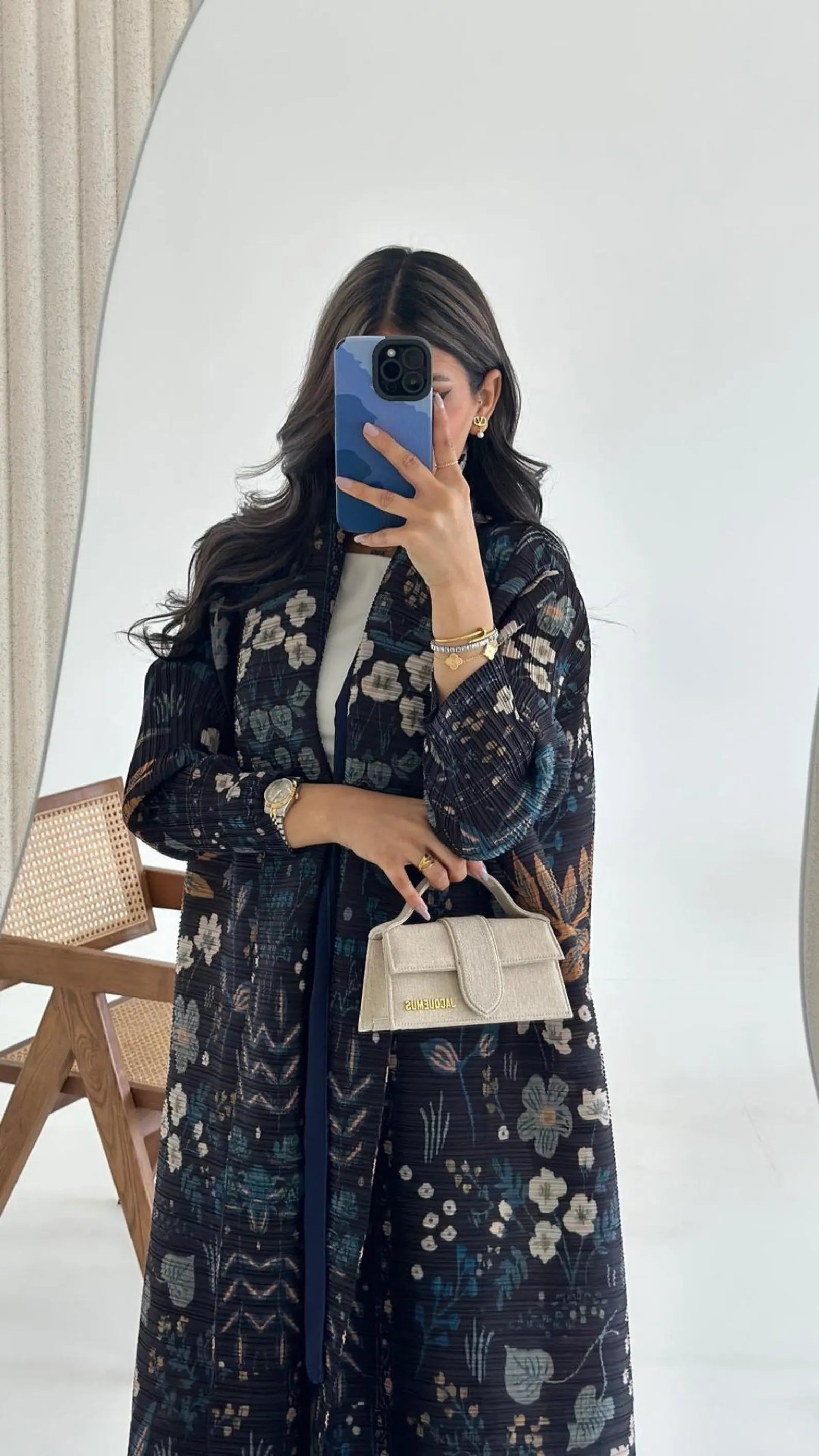 Midnight Meadow Abaya