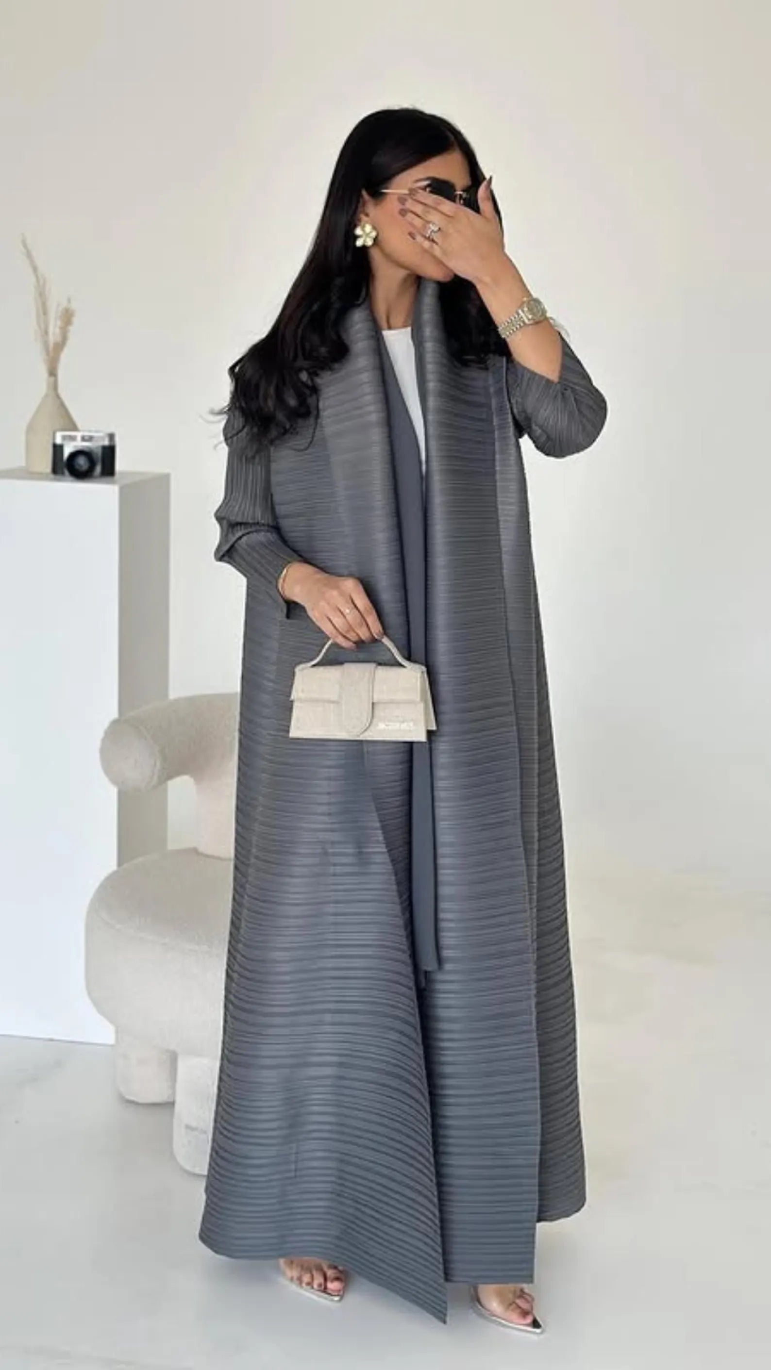 Grey Vogue Abaya