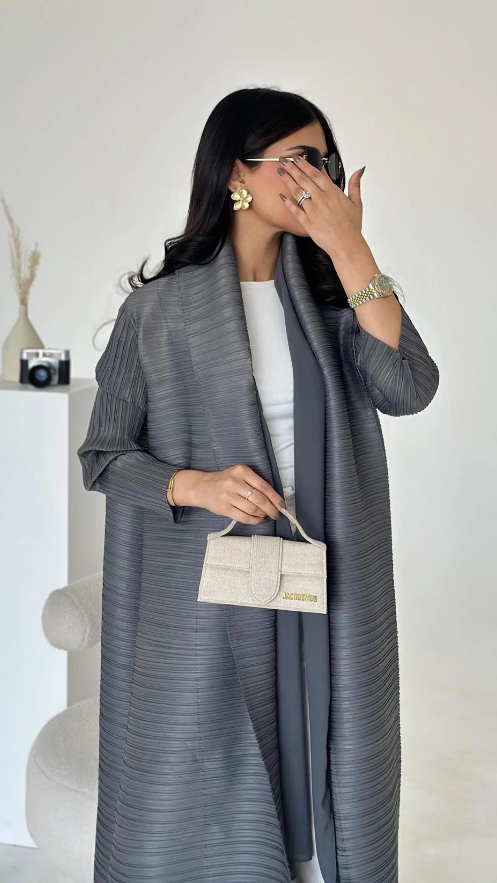 Grey Vogue Abaya
