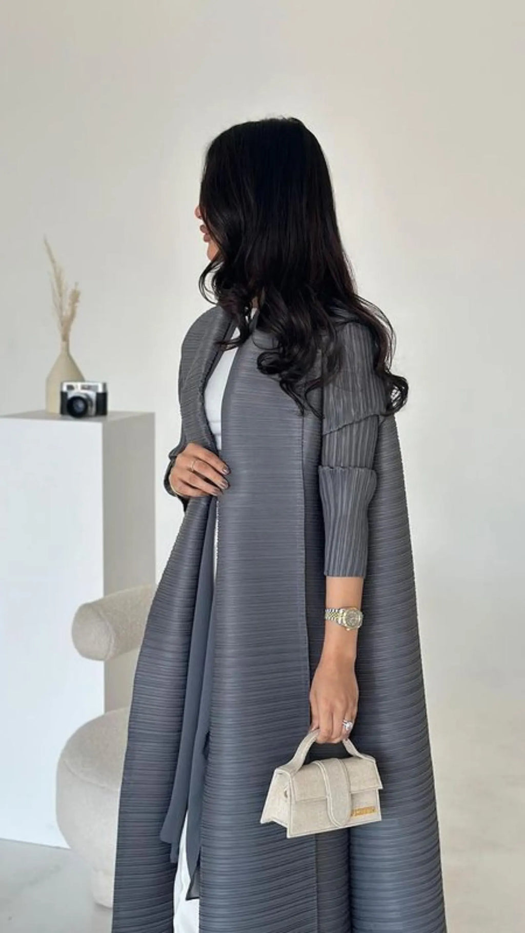 Grey Vogue Abaya