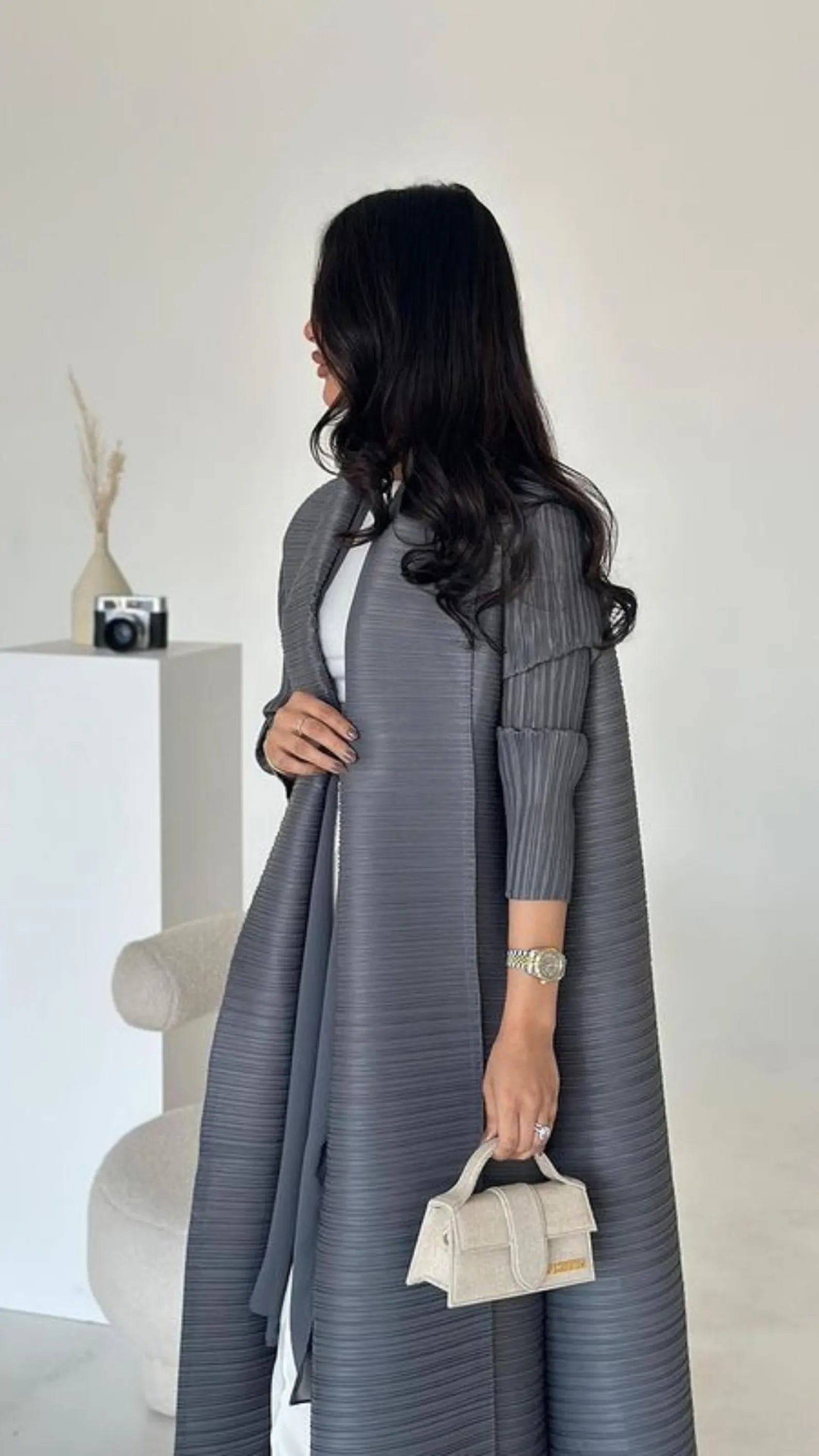 Grey Vogue Abaya