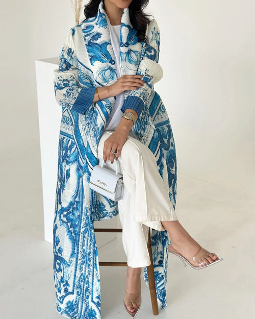Blue Porcelain Mosaic Abaya