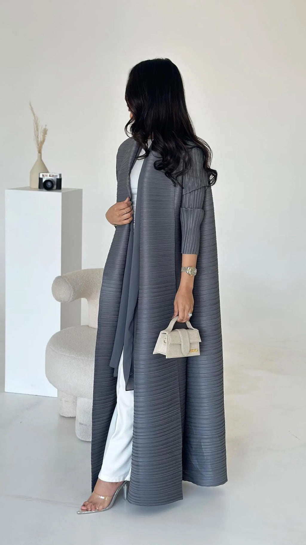 Grey Vogue Abaya