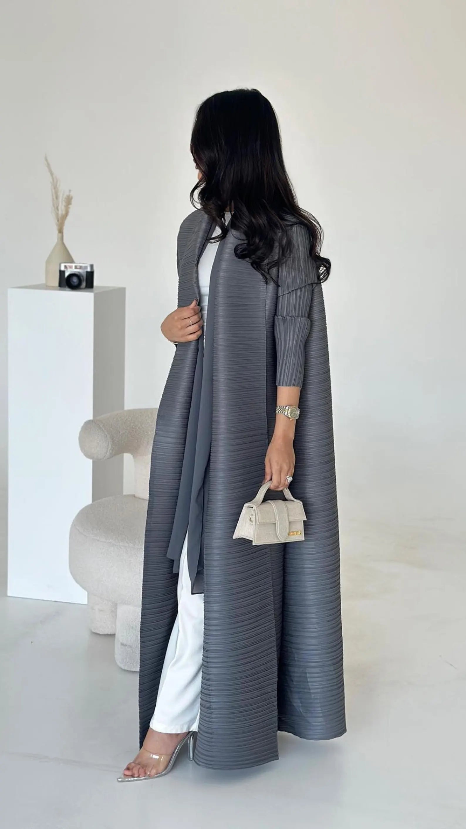 Grey Vogue Abaya