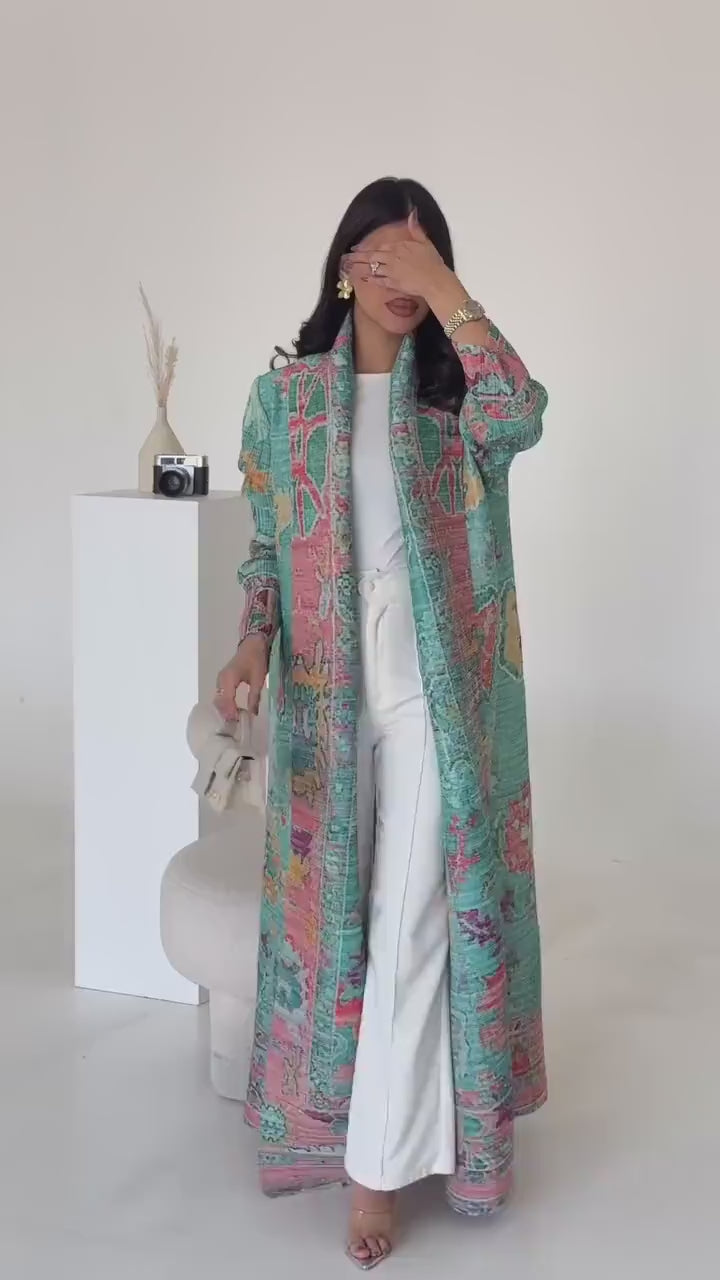 Emerald Mosaic Abaya