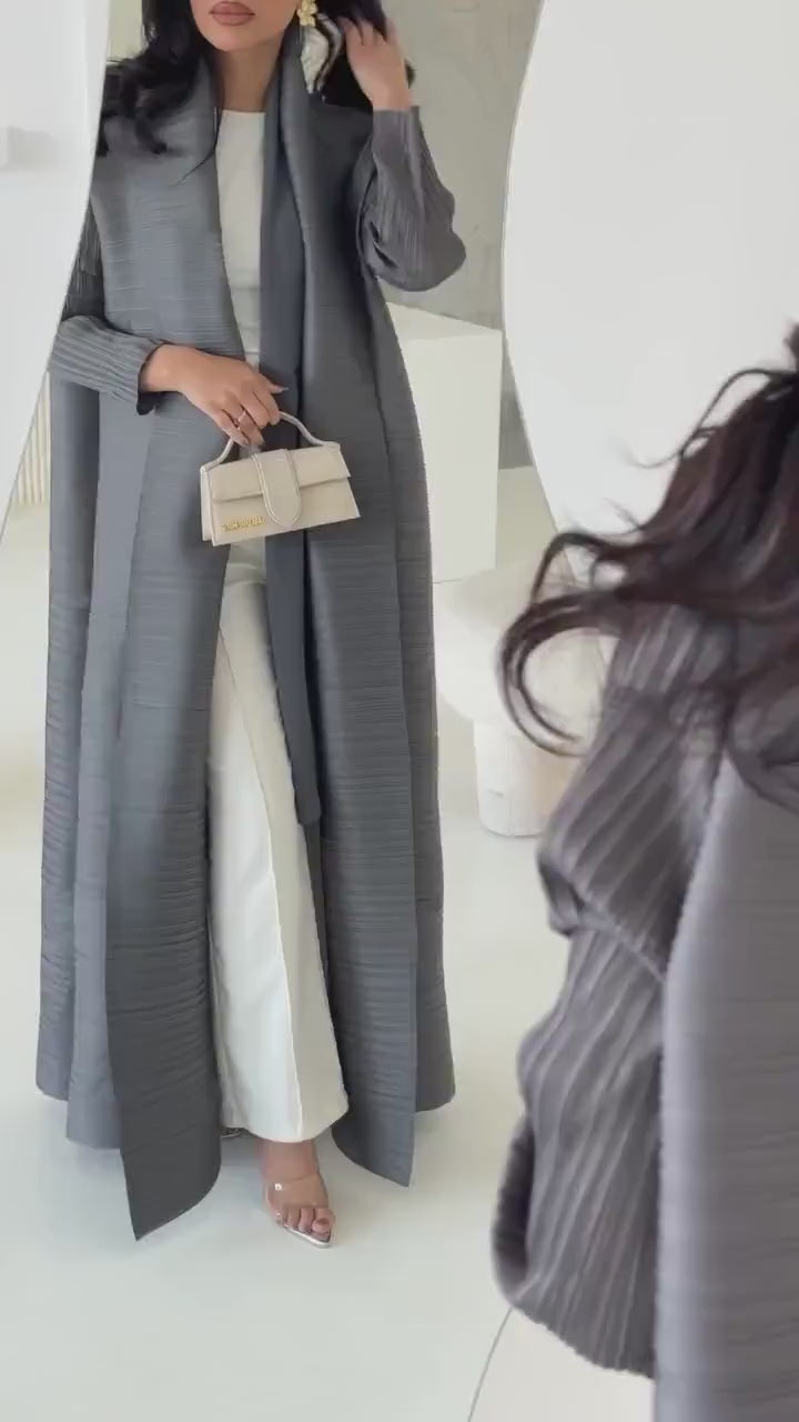 Grey Vogue Abaya
